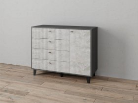 Комод «Катрин-13» (графит/мальта) в Мичуринском - michurinskij.mebel-nsk.ru | фото