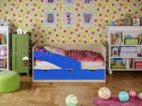 Кровать детская Бабочки 2,0 м в Мичуринском - michurinskij.mebel-nsk.ru | фото