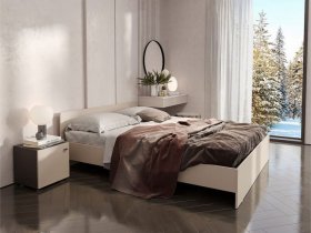 Кровать двухспальная 1,6м Гиза в Мичуринском - michurinskij.mebel-nsk.ru | фото
