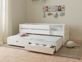 Кровать двухуровневая с ящиками «Лапландия» в Мичуринском - michurinskij.mebel-nsk.ru | фото