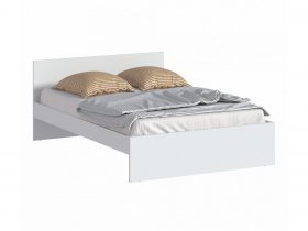 Кровать двуспальная 1,4м Бруклин СБ-3353 (белый) в Мичуринском - michurinskij.mebel-nsk.ru | фото