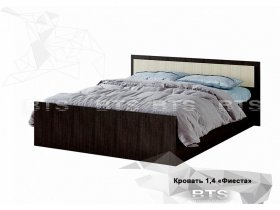 Кровать двуспальная 1,4м LIGHT Фиеста (BTS) в Мичуринском - michurinskij.mebel-nsk.ru | фото