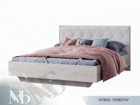 Кровать двуспальная 1,6м Кимберли КР-13 в Мичуринском - michurinskij.mebel-nsk.ru | фото