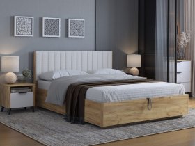 Кровать двуспальная 1,6м Юлия в Мичуринском - michurinskij.mebel-nsk.ru | фото