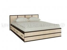 Кровать двуспальная Сакура 1,4 м в Мичуринском - michurinskij.mebel-nsk.ru | фото