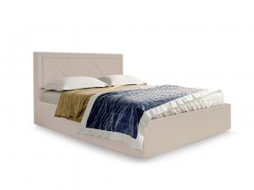 Кровать мягкая 1,6 Сиеста стандарт, вар.2 в Мичуринском - michurinskij.mebel-nsk.ru | фото