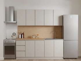 Кухонный гарнитур Мори 2,0 м (сатин) в Мичуринском - michurinskij.mebel-nsk.ru | фото