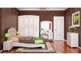 Модульная спальня Каролина в Мичуринском - michurinskij.mebel-nsk.ru | фото