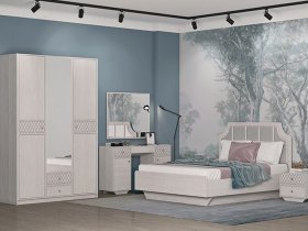 Модульная спальня Лоренцо в Мичуринском - michurinskij.mebel-nsk.ru | фото