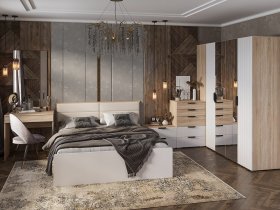 Модульная спальня Норд в Мичуринском - michurinskij.mebel-nsk.ru | фото