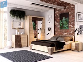 Модульная спальня Санремо в Мичуринском - michurinskij.mebel-nsk.ru | фото