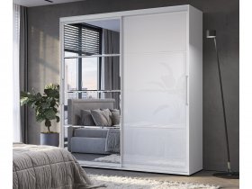 Шкаф-купе Крафт-6 2,0м (белый) в Мичуринском - michurinskij.mebel-nsk.ru | фото