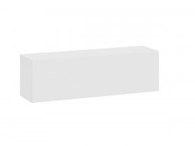 Шкаф навесной «Денвер» (белый текстурный) в Мичуринском - michurinskij.mebel-nsk.ru | фото