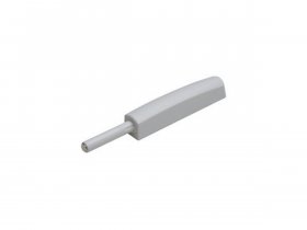 Толкатель Push Open с магнитом, накладной, 37мм, белый, MACO в Мичуринском - michurinskij.mebel-nsk.ru | фото